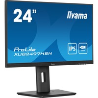 iiyama ProLite XUB2497HSN-B1, LED-Monitor 60.5 cm (23.8 Zoll), schwarz (matt), FullHD, IPS, USB-C, RJ-45, 100Hz Panel