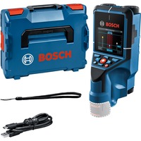 Bosch Professional Akku-Wallscanner D-tect 200 C Professional Solo, 12Volt, Ortungsgerät blau/schwarz, ohne Akku und Ladegerät, in L-BOXX