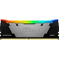 Kingston FURY DIMM 16 GB DDR4-3200 , Arbeitsspeicher schwarz, KF432C16RB12A/16, Renegade RGB, INTEL XMP