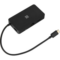 Microsoft USB-C Travel Hub, Dockingstation schwarz, HDMI, RJ-45, USB