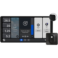 Shelly Wall Display X2 Black + Blu H&T, Bedienteil schwarz