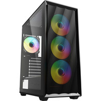 Sharkoon VK4 ARGB, Tower-Gehäuse schwarz, Tempered Glass