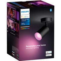 Philips HUE White & Color Ambiance Fugato 1er-Spot, LED-Leuchte schwarz