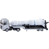 SIKU SUPER MAN Lkw mit ESA Rakete, Modellfahrzeug 
