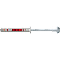 fischer Langschaftdübel DuoXpand 8x80 FUS  hellgrau/rot, 10 Stück