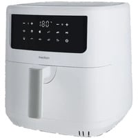 Medion Heißluftfritteuse Life MD 11750 P10 XL weiß (matt), 2.150 Watt, Korb 6,8 Liter