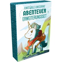 Asmodee Unstable Unicorns  - Abenteuer Erweiterungsset, Kartenspiel Erweiterung