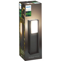 Philips Hue White Turaco Sockelleuchte, LED-Leuchte anthrazit