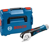Bosch Professional Akku-Universalschere GUS 12V-300 Professional, Elektroschere blau, ohne Akku und Ladegerät, L-BOXX