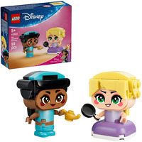 LEGO 43303 Disney Princess Die Mini-Prinzessinnen Jasmin & Rapunzel, Konstruktionsspielzeug 