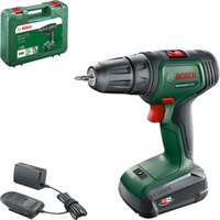 Bosch Heimwerken & Garten Akku-Bohrschrauber UniversalDrill 18V grün/schwarz, Li-Ionen Akku 2,5Ah, Koffer, POWER FOR ALL ALLIANCE
