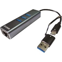D-Link DUB-2332, Dockingstation USB-A, RJ-45