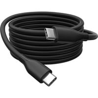 Digitus USB 2.0 Silikon-Anschlusskabel USB-C > USB-C schwarz, 1 Meter, PD, Laden mit bis zu 60 Watt