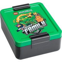 Room Copenhagen LEGO Lunch Box Ninjago Green, Lunch-Box schwarz/grün
