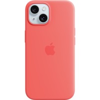 Apple Silikon Case mit MagSafe, Handyhülle hellrot, iPhone 15
