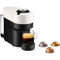 Krups Nespresso Vertuo Pop Coconut White XN9201, Kapselmaschine schwarz/weiß