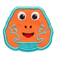 Affenzahn Klett-Badge Krabbe, Patch orange