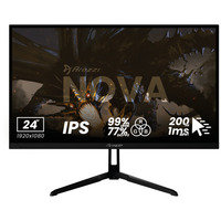Arozzi Nova 24T1K200, Gaming-Monitor 61 cm (23.8 Zoll), schwarz, FullHD, IPS, HDMI, DP, Adaptive-Sync, HDR, 200Hz Panel