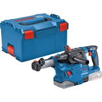 Bosch Professional Akku-Bohrhammer GBH 18V-22 Professional solo, 18Volt, mit GDE 18V-12 blau/schwarz, ohne Akku und Ladegerät, in L-BOXX 238