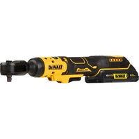 DEWALT Akku-Ratsche DCF513D1G, 3/8", 18Volt, Schrauber gelb/schwarz, XR Li-Ionen-Akku 2,0Ah