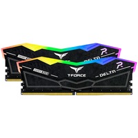 Team Group DIMM 48 GB DDR5-7600 (2x 24 GB) Dual-Kit, Arbeitsspeicher schwarz, FF3D548G7600HC36EDC01, Delta RGB, INTEL XMP