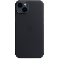 Apple Leder Case mit MagSafe, Handyhülle schwarz, Mitternacht, iPhone 14 Plus
