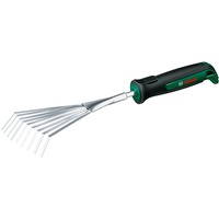 Bosch Garten Handfächerbesen Edelstahl, Handrechen grün/schwarz, Breite 12cm