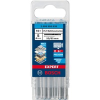Bosch EXPERT CYL-9 MultiConstruction Bohrer, Ø 5mm, 10 Stück Arbeitslänge 50mm
