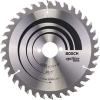 Bosch Professional PRO Wood Kreissägeblatt, Ø 190mm, 36Z Bohrung 30mm, für Handkreissägen