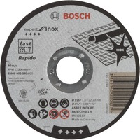 Bosch Trennscheibe Expert for Inox - Rapido, Ø 115mm Bohrung 22,23mm, AS 60 T INOX BF, gerade