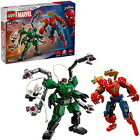 LEGO 76338 Marvel Super Heroes Mech-Duell: Spider-Man vs. Doc Ock, Konstruktionsspielzeug 