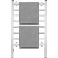 ProfiCare Elektrischer Handtuchwärmer PC-EHW 3115, Radiator silber, 125 Watt, Wandmontage oder freistehend
