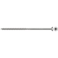 fischer Spanplattenschraube PowerFast II 6,0x120 Senkkopf TX 100 Stück, mit Teilgewinde, Edelstahl A2