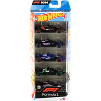 Hot Wheels Formel 1 Team 5er-Pack, Spielfahrzeug