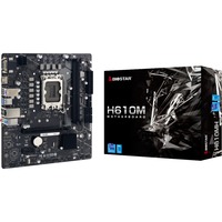 Biostar H610MH, Mainboard schwarz