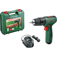 Bosch Heimwerken & Garten Akku-Schlagbohrschrauber EasyImpact 1200, Schlagbohrmaschine grün/schwarz, Li-Ionen Akku 1,5Ah, Koffer