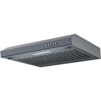 Respekta Sina (CH600SC-19), Dunstabzugshaube schwarz (matt), 60 cm