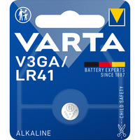 TestA Alkaline Special Knopfzelle 1,5V, V3GA / LR41, Batterie 1 Stück