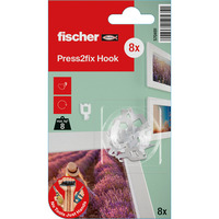 fischer Press2fix Haken Bilderkralle 8 Stück, wasserfest