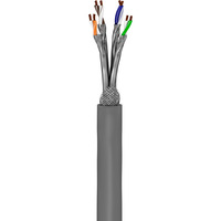 goobay Patchkabel CAT6a S/FTP grau, 305 Meter, ohne Stecker