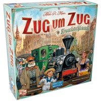 Asmodee Zug um Zug: Deutschland, Brettspiel Neuauflage 2023, inkl. Erweiterung Deutschland 1902
