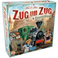 Asmodee Zug um Zug: Deutschland, Brettspiel Neuauflage 2023, inkl. Erweiterung Deutschland 1902