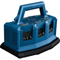 Bosch Professional EXPERT Ladegerät GAL 18V6-80 Professional blau, 6 Steckplätze, AMPShare Alliance