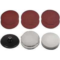 EINHELL Teller-/ Polier-/ Schleifblatt-Set, 150mm, Schleif- / Poliermittel für Polier- und Schleifmaschinen