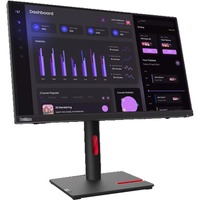 Lenovo ThinkVision T24i-30, LED-Monitor 60.5 cm (23.8 Zoll), schwarz, Full HD, IPS, HDMI, DisplayPort, VGA, Pivot