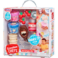 MGA Entertainment Little Tikes Creative Chefs Ice Cream Kit, Spielküche 