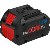 Bosch Professional Akku ProCORE 18V 5.5Ah Professional schwarz/rot, AMPShare Alliance