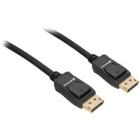 Sharkoon Kabel Displayport 1.4 (Stecker > Stecker) 8K schwarz, 2 Meter