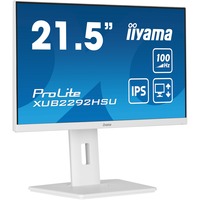 iiyama ProLite XUB2292HSU-W6, LED-Monitor 55 cm (22 Zoll), weiß (matt), FullHD, IPS, AMD Free-Sync, 100Hz Panel