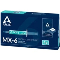 ARCTIC MX-6 Wärmeleitpaste 4g, Wärmeleitpasten grau, mit 6x MX Cleaner